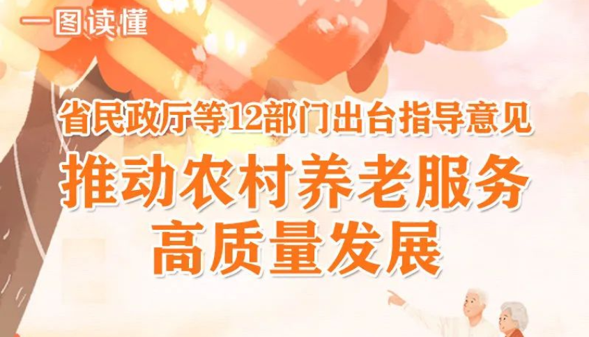江苏12部门联合发文:《关于推动农村养老服务高质量发展的指导意见》