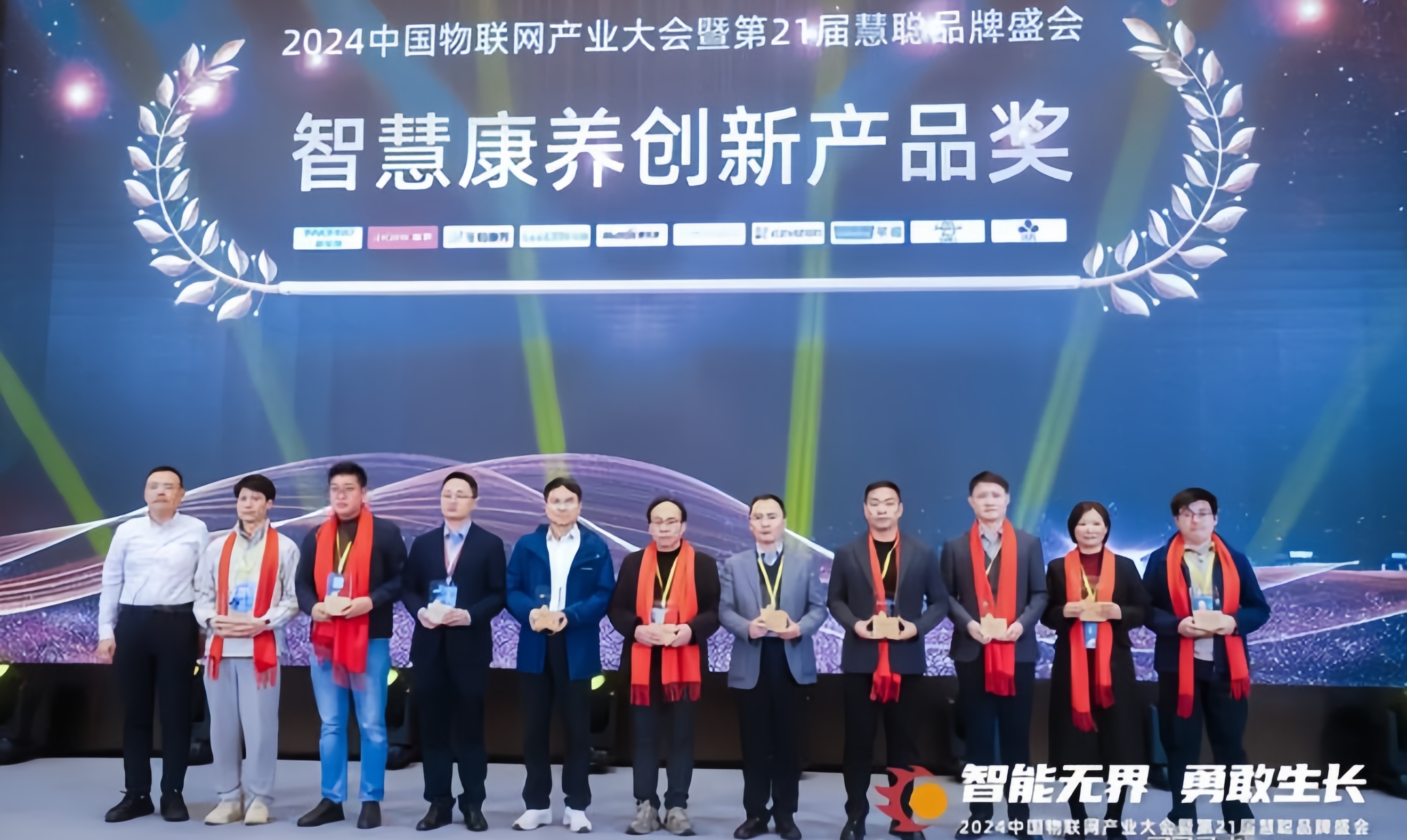 荣耀揭晓:乐祥荣获2024中国物联网产业大会“智慧康养创新产品奖”(图2) 智慧康养创新产品奖.jpg
