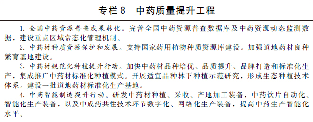 国务院办公厅关于印发 “十四五” 中医药发展规划的通知(图10) 国务院办公厅关于印发 “十四五” 中医药发展规划的通知(图10)