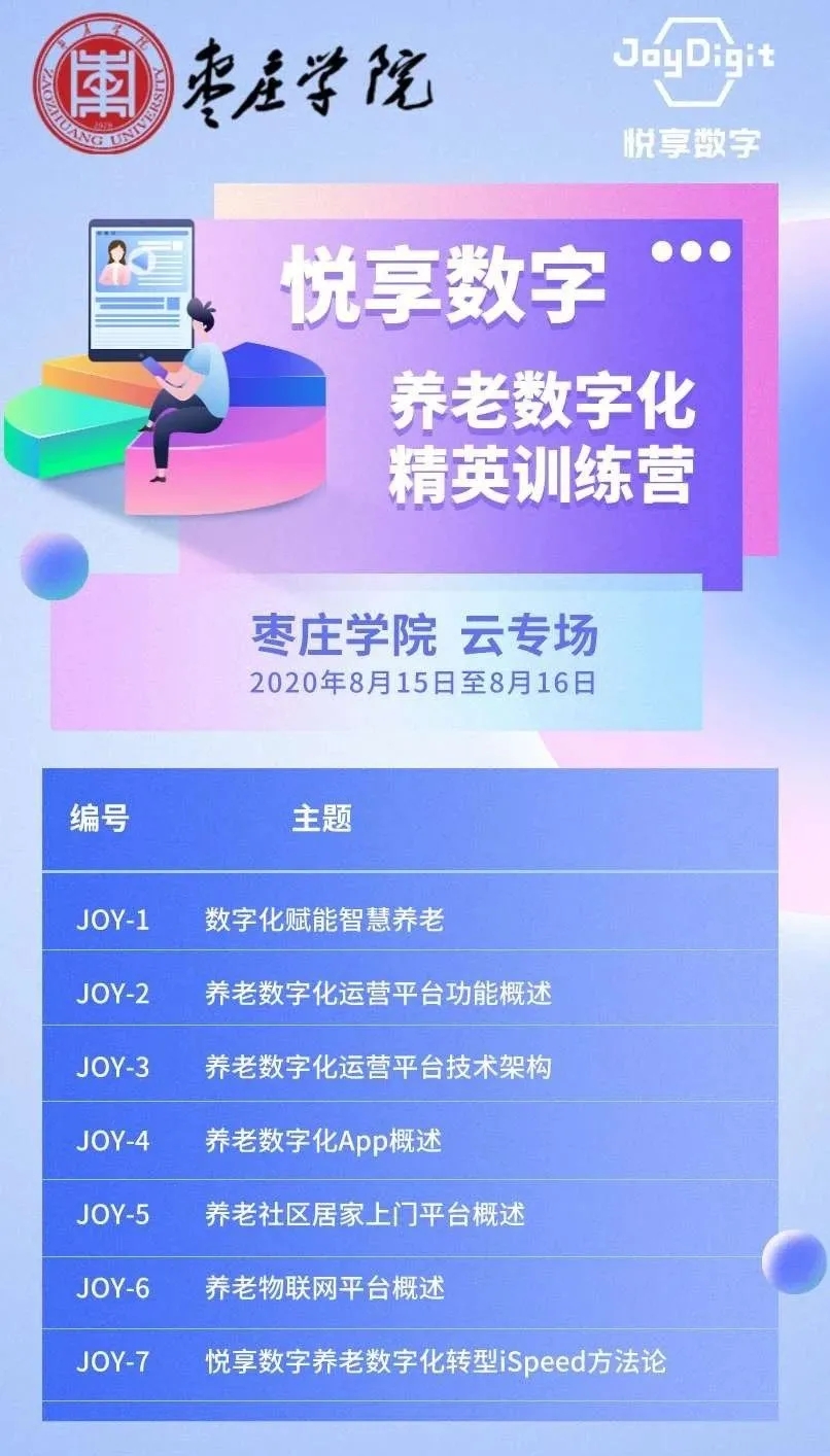 枣庄学院“养老数字化精英培训营”圆满结束(图1) 枣庄学院“养老数字化精英培训营”圆满结束(图1)