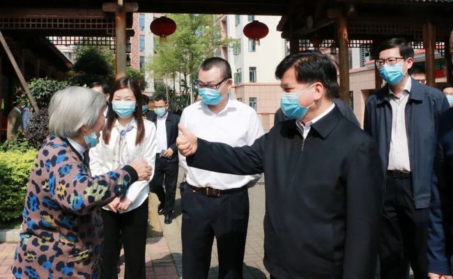 国家民政部李纪恒部长一行莅临福州市国德老年康养中心视察(图6) 国家民政部李纪恒部长一行莅临福州市国德老年康养中心视察(图6)